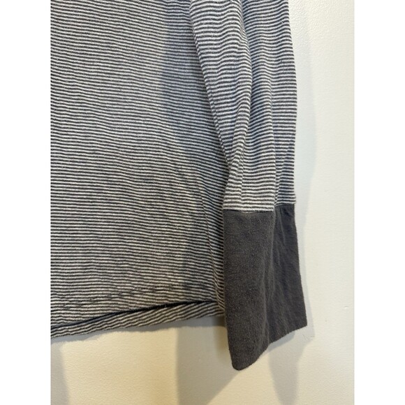 Columbia Women L Long Sleeve Hiking Top White Striped Outdoor Trail - Picture 5 of 7